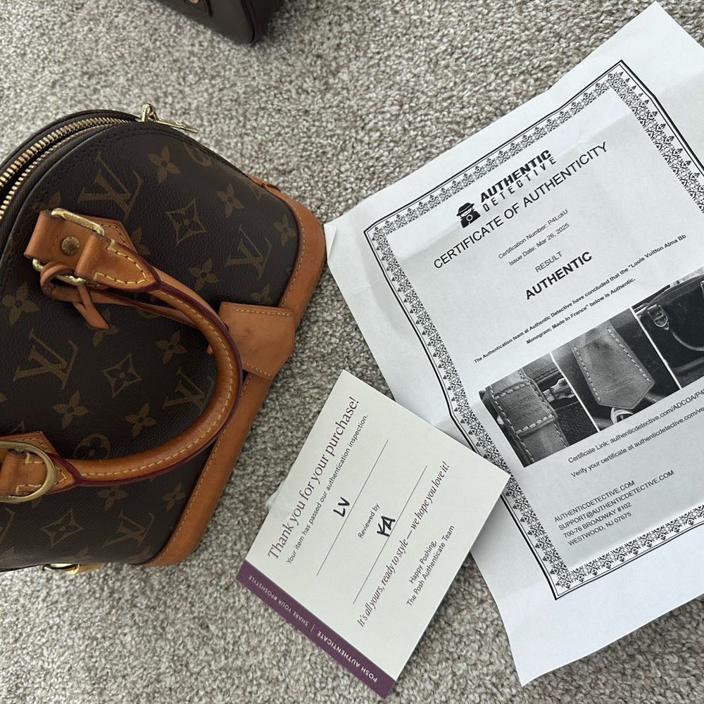 Louis Vuitton Checkered and Monogram Mini Bag